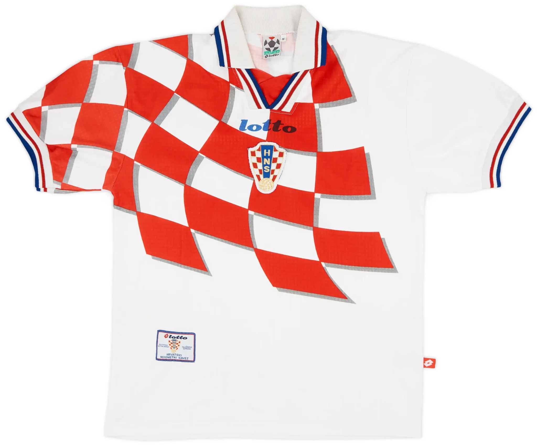 Croatie Domicile 1998 (blanc, damier)
